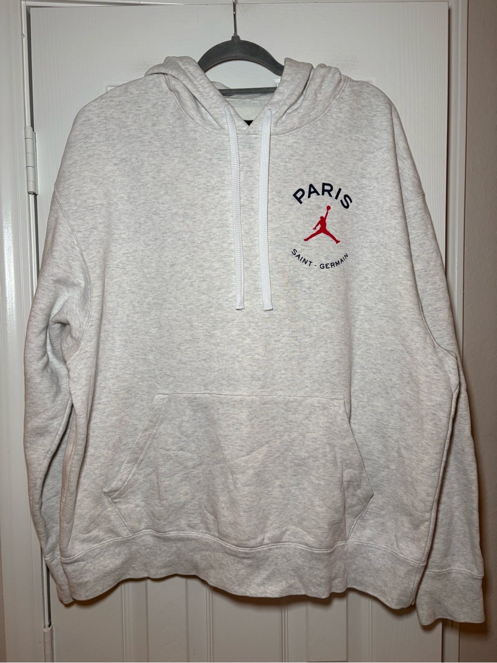 Jordan x PSG Paris 23 Pullover Hoodie Gray XL
